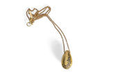 Todd Reed necklace in 18k yellow gold, blue sapphires(~.74 ct)